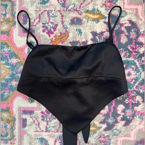 princess polly satin tie-back top